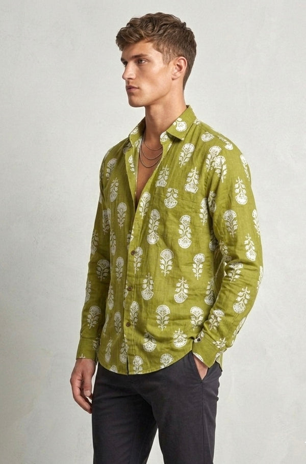 Pure Cotton Printed Shirt