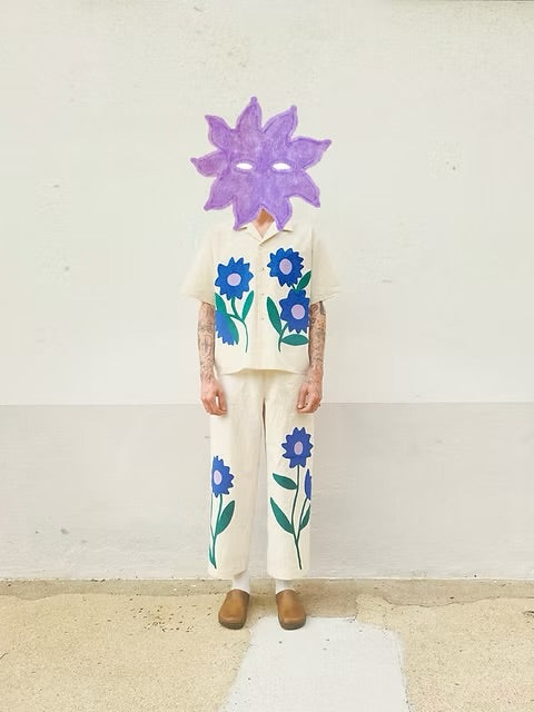 Sunflower Hand Painted Trousers