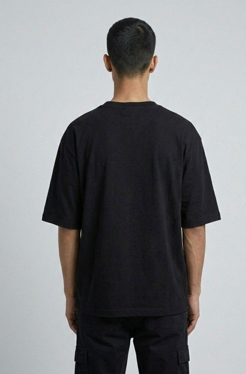 Cotton French Tarry Hand Painted T-shirt