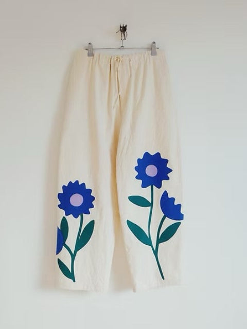 Sunflower Hand Painted Trousers