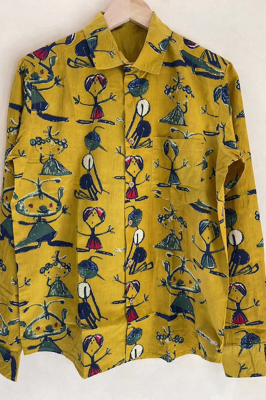 Pure Cotton Flower Printed Shirt