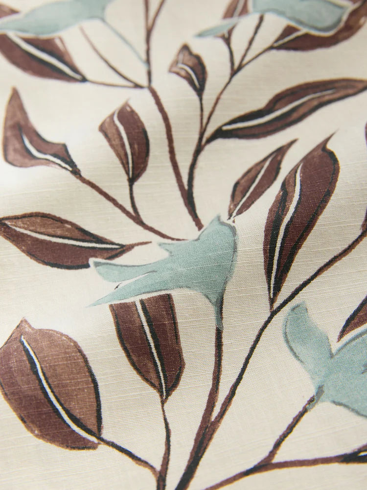 Linen Hand Painted Blend Box Fit Shirt