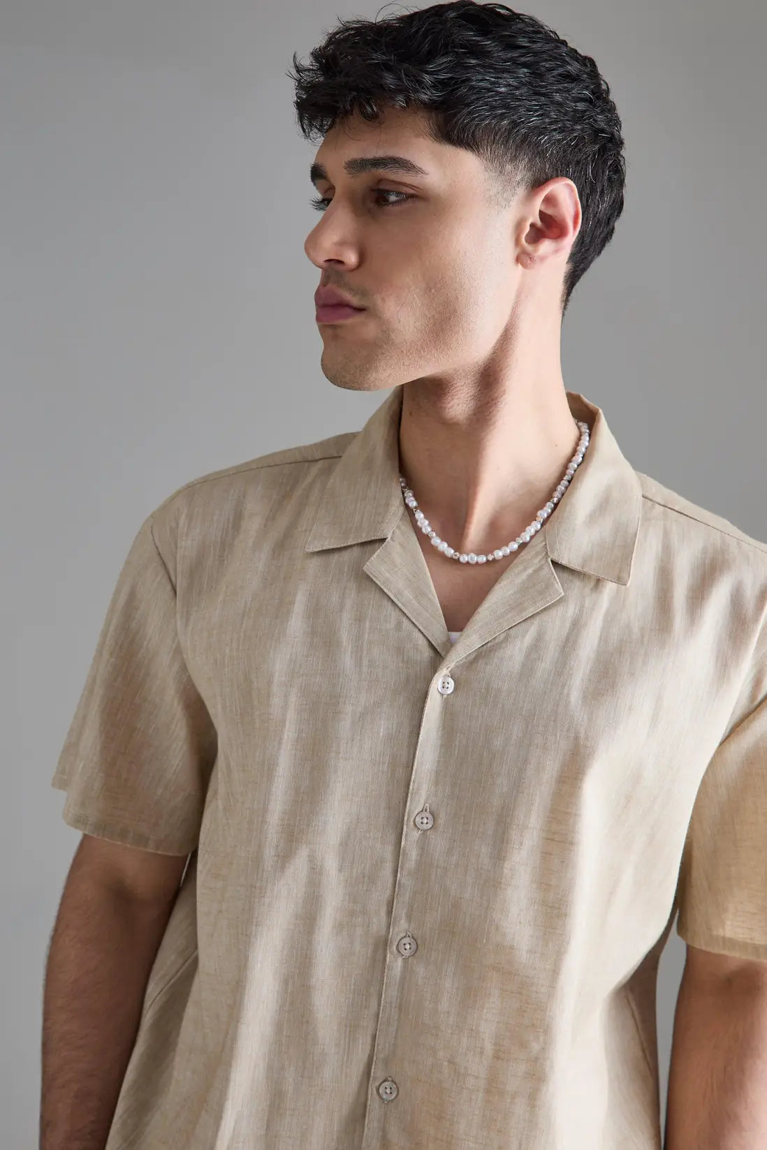 Pure Linen Hand Painted Shirt